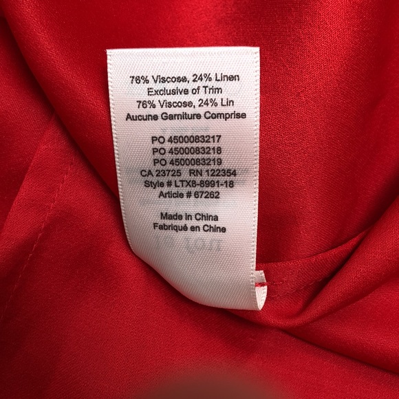 Aritzia/Wilfred Viscose/linen dress - red - S - Picture 10 of 13